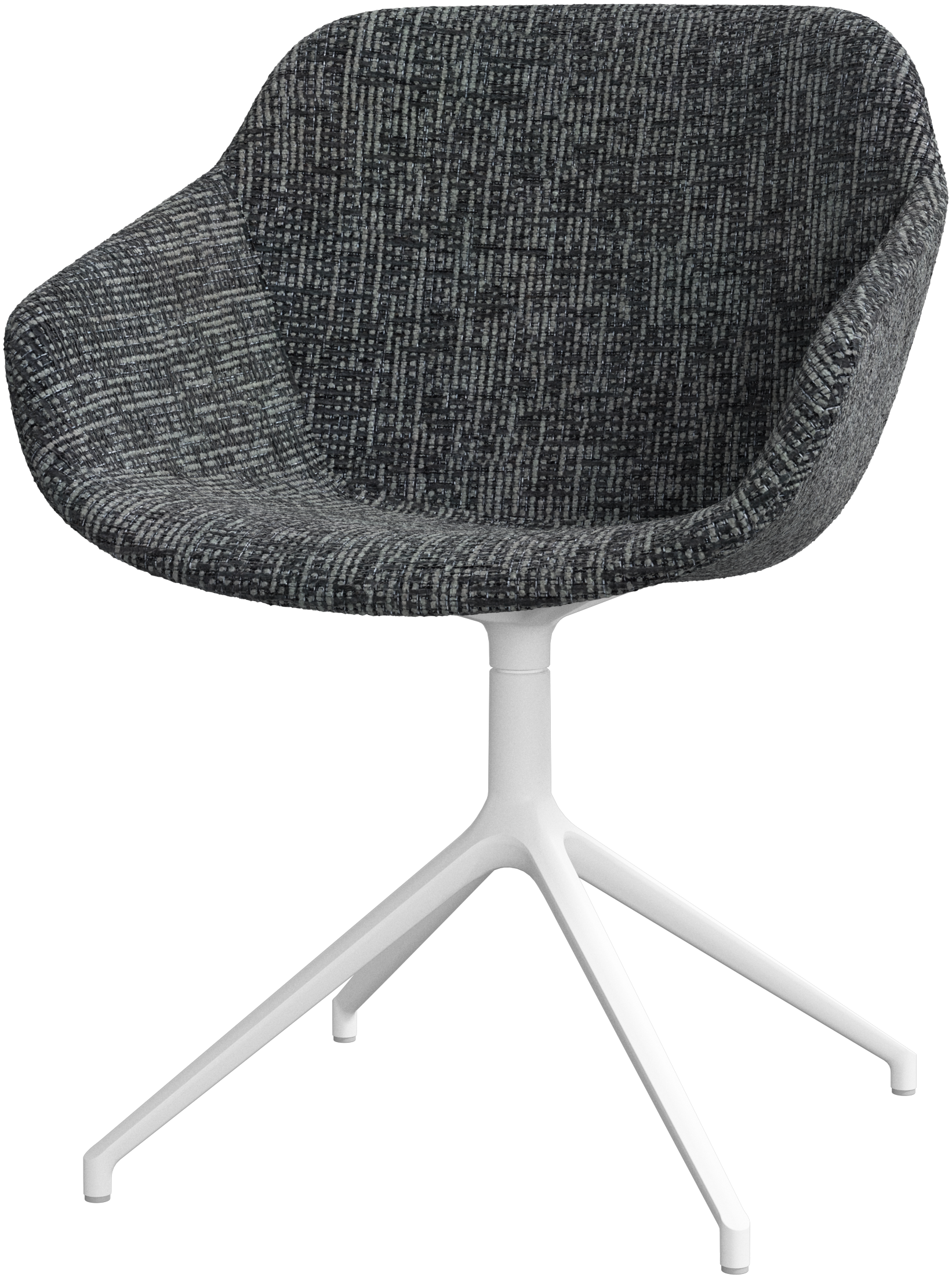 ボーコンセプト回転ベース付き ダイニングチェア 2脚セット アームレス